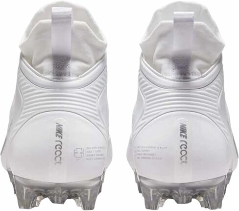 حذاء Nike الرجالي Alpha Huarache8 Elite Lax Lacrosse Cleats أبيض/فضي #CW4440-100 - مقاس الرجال 9.5 in Saudi Arabia