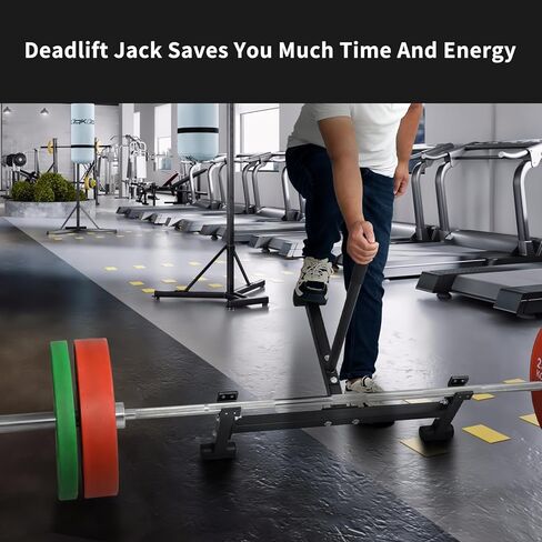 مغير وزن الحديد عالي التحمل: حامل رافعة ديدليفت جاك حامل رفع الأثقال منصة رفع الأثقال الأولمبية - رفع مرتفع سهل التحميل والتفريغ لأوزان الحديد in Kuwait