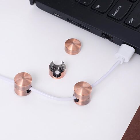 3Pcs Cable Anchors for Desk, Gun Metal Cord Anchors Holder Aluminum Wire Organizers Adhesive Adjustable 2-in-1 Cord Clips Charger Cable Management for Nightstand Office Home Desktop Wall in Saudi Arabia