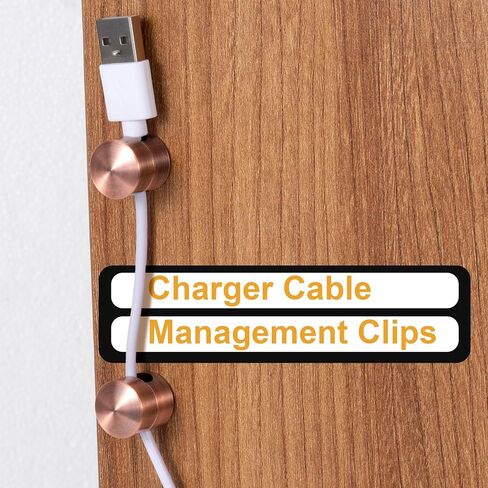 3Pcs Cable Anchors for Desk, Gun Metal Cord Anchors Holder Aluminum Wire Organizers Adhesive Adjustable 2-in-1 Cord Clips Charger Cable Management for Nightstand Office Home Desktop Wall in Saudi Arabia