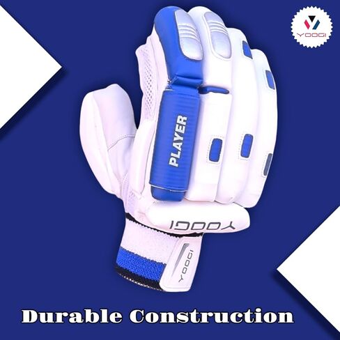 YOOGI Player Cricket Batting Gloves, Suitable for Boys/Youth/Men, Batsman, Padded, Lightweight, Breathable in Saudi Arabia