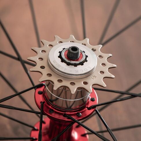 مجموعة تحويل CyclingDeal Fixie Bike ذات سرعة واحدة متوافقة مع محول محور العجلة الحرة Shimano Sram Cassette - للفواصل المخصصة لدراجات الجبال والطرق in Saudi Arabia