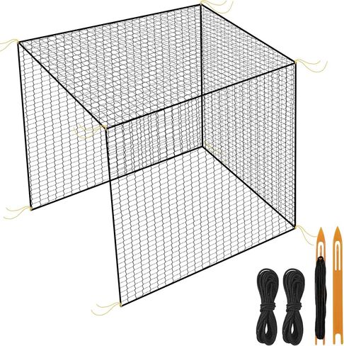 Portable Baseball Batting Cage Net with Bag,10Feet Baseball Batting Practice Net with 3 Pack Rope and 2 pcs Installation Tools,Batting Cages for Backyard,Heavy Duty Ball Netting Golf Hitting Net in Saudi Arabia