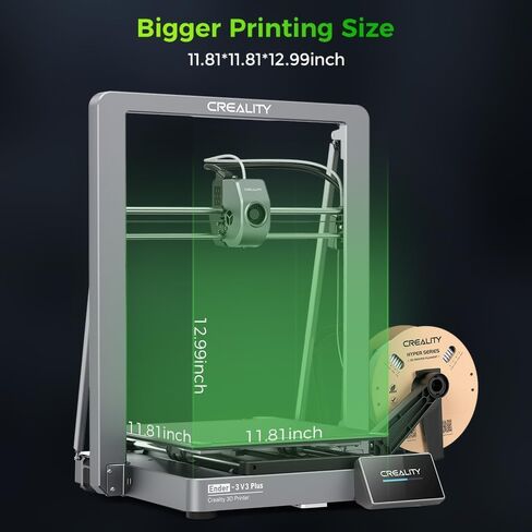 Official Creality Ender 3 V3 3D Printer with 600mm/s Printing Speed, Upgraded with Core XZ Motion System Clog-Free Extrusion 60W 300℃ Hotend Heater Auto Leveling Build Volume 8.66x8.66x9.84 inch in Saudi Arabia