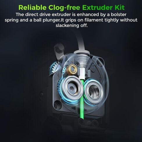 Official Creality Ender 3 V3 3D Printer with 600mm/s Printing Speed, Upgraded with Core XZ Motion System Clog-Free Extrusion 60W 300℃ Hotend Heater Auto Leveling Build Volume 8.66x8.66x9.84 inch in Saudi Arabia