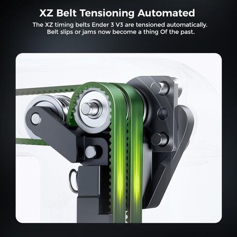 Official Creality Ender 3 V3 3D Printer with 600mm/s Printing Speed, Upgraded with Core XZ Motion System Clog-Free Extrusion 60W 300℃ Hotend Heater Auto Leveling Build Volume 8.66x8.66x9.84 inch in Saudi Arabia