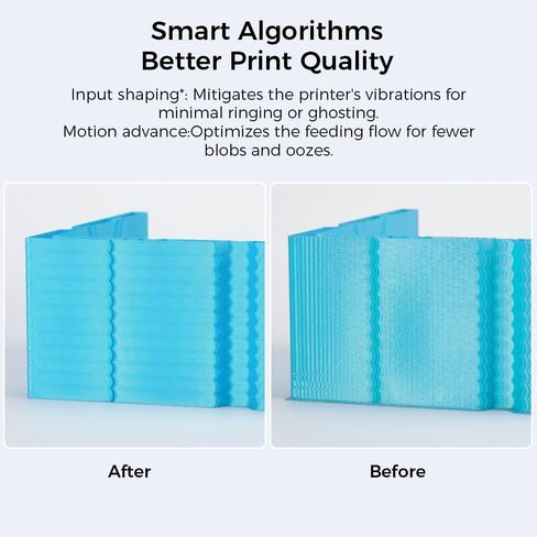 طابعة Creality Ender 3 V3 ثلاثية الأبعاد الرسمية مع سرعة طباعة 600 مم/ثانية، تم ترقيتها بنظام Core XZ Motion System، بثق خالٍ من الانسداد 60 وات 300 درجة مئوية، سخان Hotend ذو مستوى بناء تلقائي، حجم البناء 8.66 × 8.66 × 9.84 بوصة in Kuwait