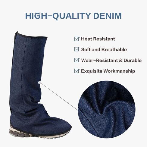 واقي حذاء لحام من قماش الدنيم Fullsheild، واقيات أحذية سلامة اللحام، أغطية أحذية وأحذية مقاومة للحريق in Kuwait