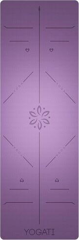 Yoga mats for home workout. Non slip yoga mat with strap. Thick yoga mats for Women and Men. Pilates mat ideal for Fitness and gym. Exercise mat thick. Yoga mat thick. Workout mat. Yoga matt in Saudi Arabia