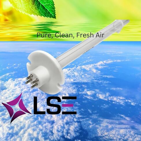 مصباح LSE Lighting TT-UVB14 بديل للأشعة فوق البنفسجية لـ TT-UV24-14 مع غلاف طلاء تفلون لمنع كسر الزجاج in Kuwait