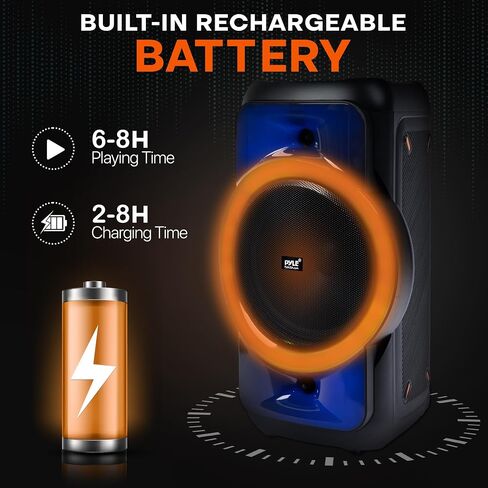 Pyle Audio Large Bluetooth Party Speaker - Big Bluetooth Speaker with True Wireless Stereo System - Enjoy Powerful Bass and Clear Treble - Portable Big Speaker - PPHP1979-160W in Saudi Arabia