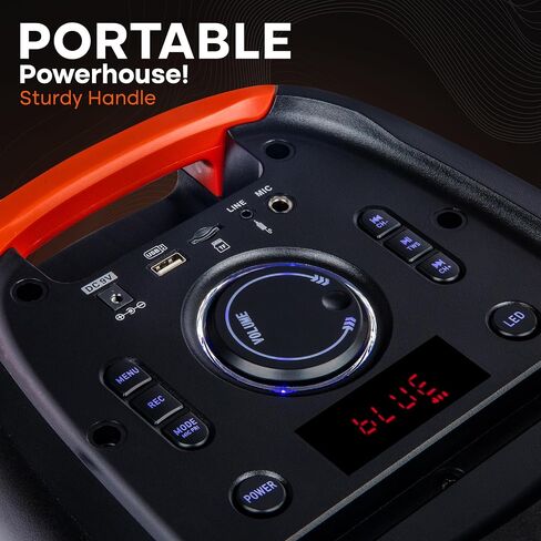 Pyle Audio Large Bluetooth Party Speaker - Big Bluetooth Speaker with True Wireless Stereo System - Enjoy Powerful Bass and Clear Treble - Portable Big Speaker - PPHP1979-160W in Saudi Arabia