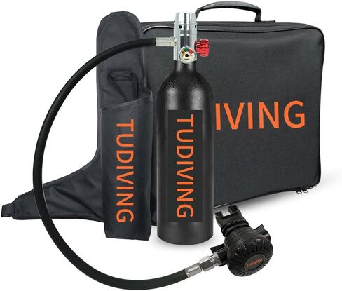 1L Portable Scuba Diving Tank,Portable Scuba Tank for 15-20 Minutes Underwater Breathing,Reusable Mini Scuba Tank in Saudi Arabia