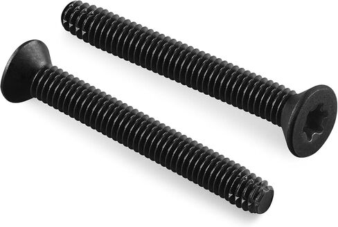 40PCS Trailer Deck Screws, 5/16-18 x 2-1/2 Torx Flat Wood to Metal Self Tapping Screws, T40 Star Drive FloorBorad Thread Cutting Trailer Screws, 6-Lobe Point, Type F in Kuwait