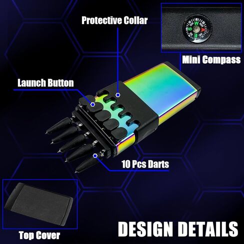 MADSABRE Ballistic Dart Launcher, Metal Darts Accurate Shooting for Hunting Camping Shooting Self-Defense and Survival in Saudi Arabia