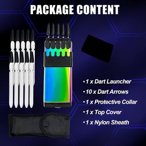 MADSABRE Ballistic Dart Launcher, Metal Darts Accurate Shooting for Hunting Camping Shooting Self-Defense and Survival in Saudi Arabia
