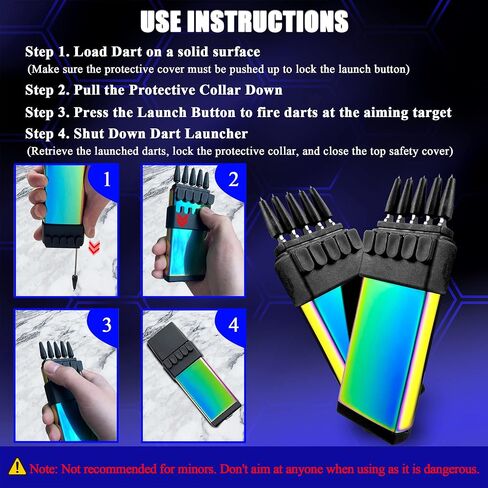 MADSABRE Ballistic Dart Launcher, Metal Darts Accurate Shooting for Hunting Camping Shooting Self-Defense and Survival in Saudi Arabia