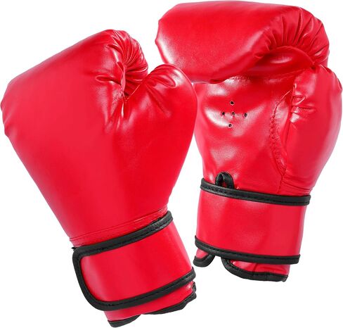 Kids Boxing Gloves for Kids Boys Girls Youth Age 4-10 Years Training Gloves for Punching Bag Kickboxing Muay Thai Mitts MMA Red&Blue in Kuwait