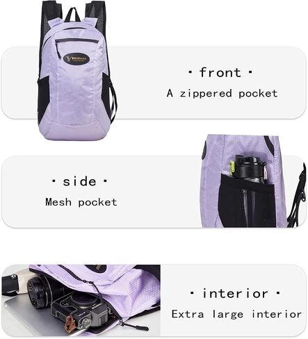 Lightweight Travel Backpacks Dark Grey,Armour Unisex Hiking Backpack Nylon Casual Outdoor Mini Bag-Waterproof Small Sling Compact Daypack in Saudi Arabia