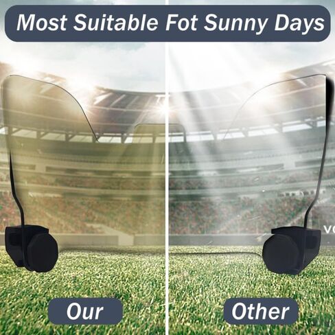 Football Visor, Tinted, Fits Youth and Adult Football Helmets,Univesal Fit, Scratch Resistant,UV Block in Saudi Arabia