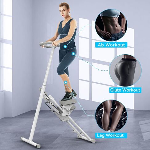 Stair Stepper for Home Gym Exercise,Stair Master Foldable,New Version Vertical Climber Machine for Full-Body Workout,Stair Climber with 300LBS Loading Capacity in Saudi Arabia