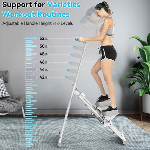 Stair Stepper for Home Gym Exercise,Stair Master Foldable,New Version Vertical Climber Machine for Full-Body Workout,Stair Climber with 300LBS Loading Capacity in Saudi Arabia