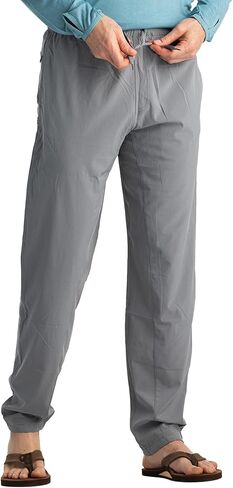 Free Fly Men's Breeze Pant - Quick-Dry, Moisture-Wicking, Breathable Lightweight Outdoor Pants with Sun Protection - UPF 50+ in Saudi Arabia