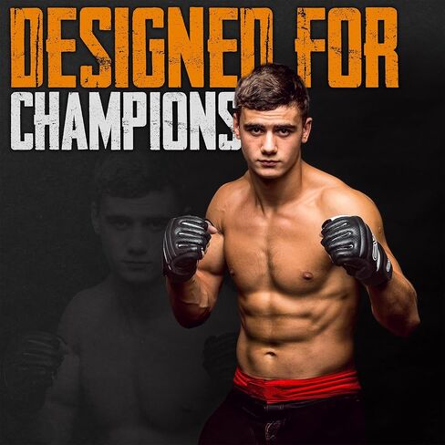 MMA Gloves Men Women Muay Thai Gel Kickboxing Grappling Sparring Training Cage Fighting Mitts Punching Bag Martial Arts Taekwondo Karate Boxing Gloves in Saudi Arabia