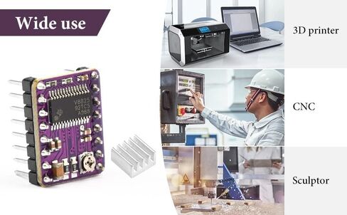 10 قطعة 8825 وحدة محرك متدرج سائق ، Aideepen 8825 وحدة A4988 لسلالم الطابعة ثلاثية الأبعاد 1.4 StepStick + بالوعة الحرارة in Kuwait