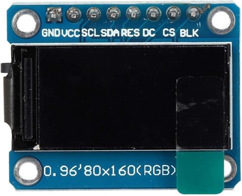 RedTagCanada 0.96 بوصة 8 Pin 8PIN IPS SPI HD 65K كامل اللون TFT وحدة ST7735 Drive IC 160 * 80 شاشة LCD 3.3 فولت SPI واجهة لاردوينو in Saudi Arabia