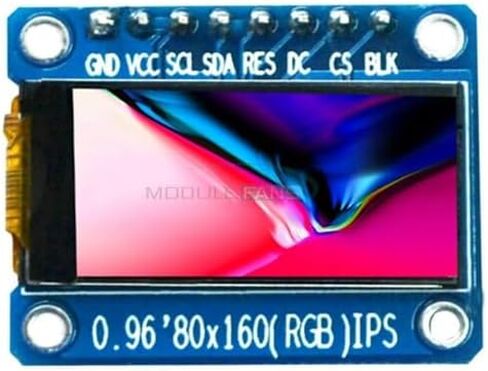 RedTagCanada 0.96 بوصة 8 Pin 8PIN IPS SPI HD 65K كامل اللون TFT وحدة ST7735 Drive IC 160 * 80 شاشة LCD 3.3 فولت SPI واجهة لاردوينو in Saudi Arabia