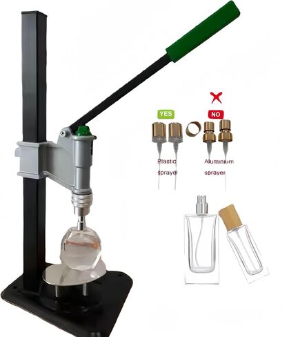 Manual Bench Bottle Capper Machine,Manual Detachable Crimping Tool Collar Press Capping Machine,13-15mm Perfume Spray Glass Bottle Capper Crimper in Saudi Arabia