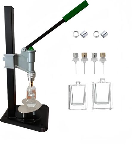Manual Bench Bottle Capper Machine,Manual Detachable Crimping Tool Collar Press Capping Machine,13-15mm Perfume Spray Glass Bottle Capper Crimper in Saudi Arabia