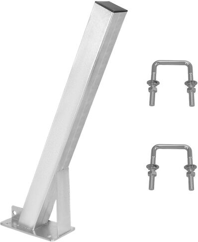 عمود ونش مقطورة للقارب شديد التحمل مقاس 3 × 3 × 34 بوصة، مجلفن، متضمن مسامير على شكل حرف U وغطاء آخر in Kuwait