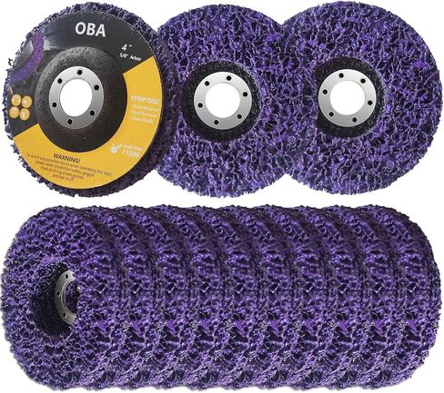 10PCS Strip Discs for Angle Grinder Paint Scraper Rust Remover for Metal, 4 Inch Paint Stripper Abrasive Wheel Surface Polish Clean Tool in Saudi Arabia