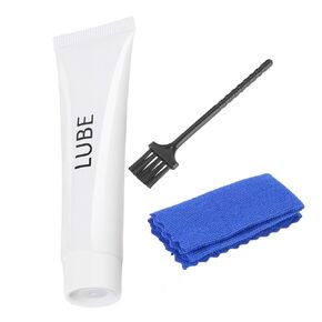 Treadmill Lubricant for Belt, 100% Silicone Treadmill Oil Belt Lubricant with Cleaning Cloth and Brush, Treadmill Lube Maintenance Lubricant Lifespan (2pcs)