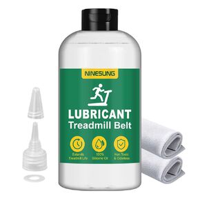 Silicone Treadmill Lubricant/Treadmill Lube, 4 Ounces Silicone Oil with Hard Application Tubes and Precision Screw Caps, Suitable for Nearly All Type of Treadmills (16 Ounces)