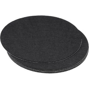 PATIKIL 7.5 Inch Diameter Lamp Base Felt, 5Pack 2mm Thickness Round Soft Adhesive Non-Slip Anti-Scratch Backed Felt for Lamp Furniture DIY Craft, Dark Green