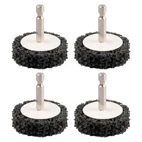 2" 4Pcs Quick Change Easy Strip Discs with 1/4" Hex Shank, Paint Stripper Wheel for Removing Paint, Cleans Welds Rust Removal.