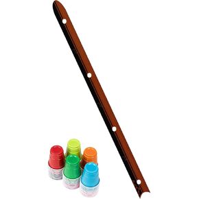Extguds 5 FT Board,4 Person Drinking, Sets:1 Drinking Board + 50 Cute Glasses, Perfect for Vacations,Weddings,Bar，Family Gathering,Celebrations, Party,Vintage and Noble