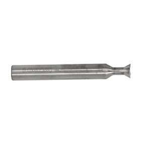 FTVOGUE Lathe Milling Dovetail Bit Cutter End Mill Tool 4 Flute Cutting Tool Cemented Carbide Universal Straight Shank (60 Degree)