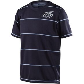 Troy Lee Designs Cycling MTB Bicycle Mountain Bike Jersey Shirt for Youth, FLOWLINE SS Jersey (Black, XL)