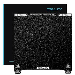 Official Creality K1 Max Build Plate 315x310mm Textured PEI Spring Steel Magnetic K1 Max Bed Plate 3D Printer Build Plate for K1 Max & Ender 3 V3 Plus (No Magnetic Sheet)
