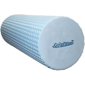 11.8 Inch Medium Density Foam Massage Roller - Light Blue Trigger Point Massage Roller for Deep Tissue Excercise, Massage and Recovery by GolgiStim