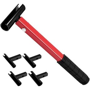 4 in 1 Door Hinge Adjustment Tool Kit, Heavy Duty Steel Hinge Gap Adjusting Wrench for Residential & Commercial Use