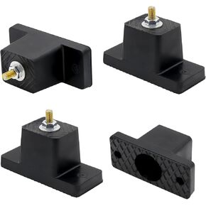 4Pcs Rubber Vibration Isolator Mounting Bracket Air Conditioner Mounting Bracket for Outdoor Mini Split Air Conditioner Condenser 4Pack