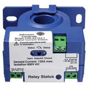 Johnson Controls CSD-SF0C0-1 Current Sensing Relay, 0.25A, Self Powered