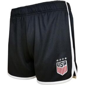 Icon Sports U.S. Soccer USWNT Women's Shorts Officaly Licensed Athletic Active Soccer Shorts