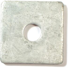 014973151881 Square Washers, 1/2 x 2x2 x 3/16, Piece-25, Silver