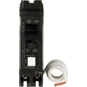 ABB Q-Line THQL1120AFP2 20A Single Pole Arc Fault Combination Circuit Breaker • 20 Amp Single Pole 120 VAC AFCI Breaker • Arc Fault Circuit Interrupter • Plug-in Mount Type